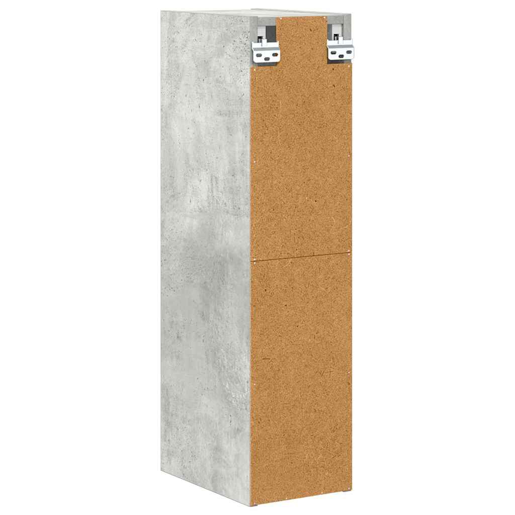 Hängeschrank Beton Grau 20 x 29,5 x 80 cm Holzwerkstoff