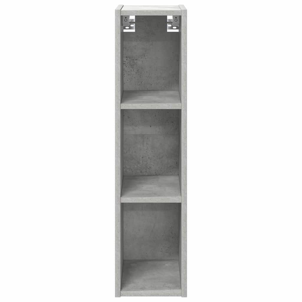 Hängeschrank Beton Grau 20 x 29,5 x 80 cm Holzwerkstoff