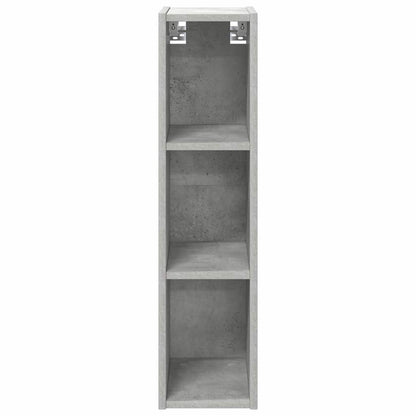 Hängeschrank Beton Grau 20 x 29,5 x 80 cm Holzwerkstoff
