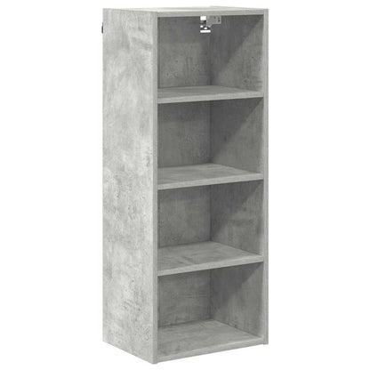 Hängeschrank Beton Grau 40 x 29,5 x 100 cm Holzwerkstoff
