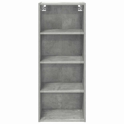 Hängeschrank Beton Grau 40 x 29,5 x 100 cm Holzwerkstoff