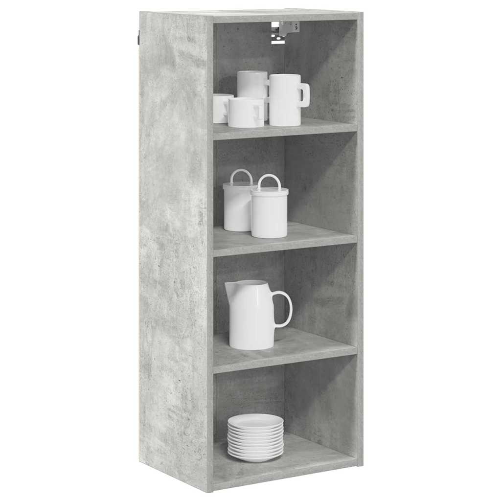Hängeschrank Beton Grau 40 x 29,5 x 100 cm Holzwerkstoff