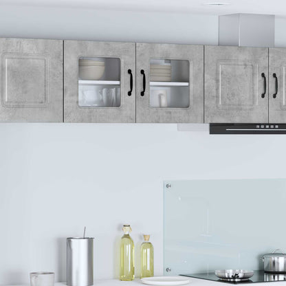 Küchenschrank Kalmar Beton Grau 80 x 31 x 40 cm Holzwerkstoff