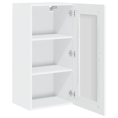 Küchenschrank Kalmar 2 pcs Hochglanz Weiß 40 x 31 x 80 cm