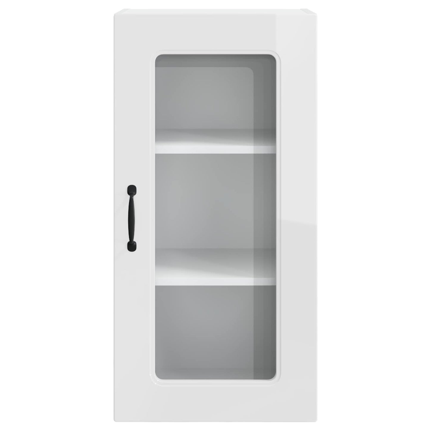 Küchenschrank Kalmar 2 pcs Hochglanz Weiß 40 x 31 x 80 cm