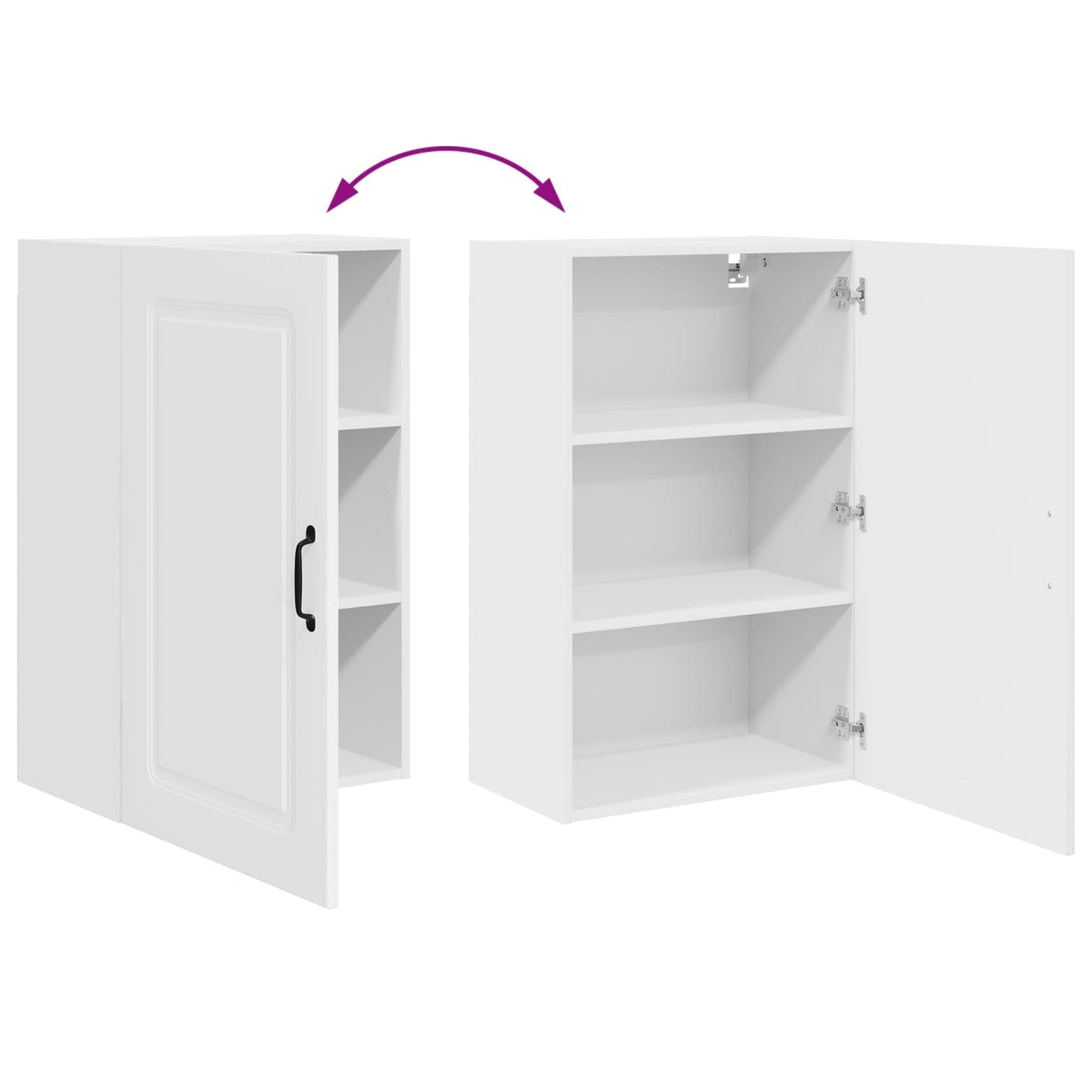 Küchenschrank Kalmar Weiß 50 x 31 x 80 cm Holzwerkstoff