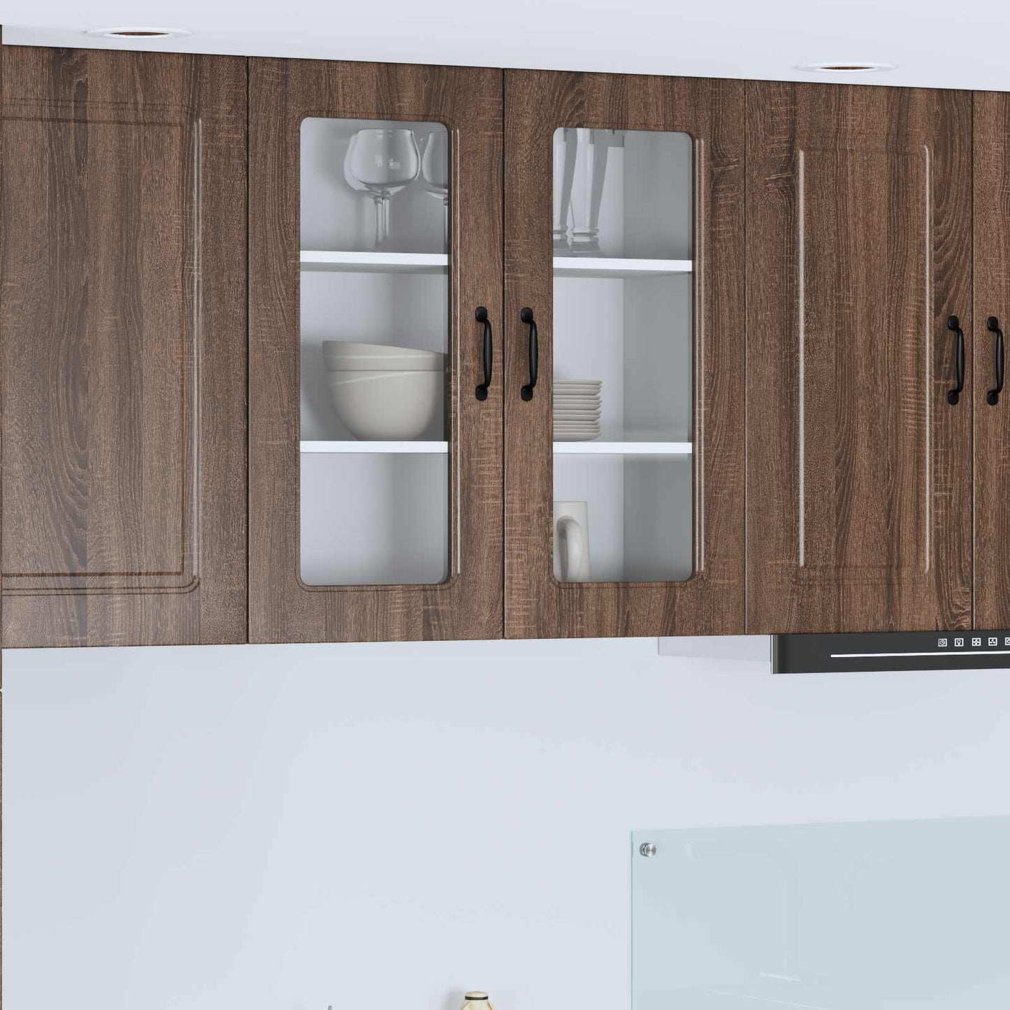 Küchenschrank Kalmar Braun Eichen-Optik 80 x 31 x 80 cm