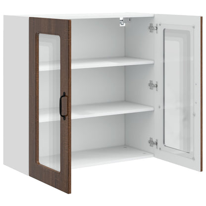 Küchenschrank Kalmar Braun Eichen-Optik 80 x 31 x 80 cm