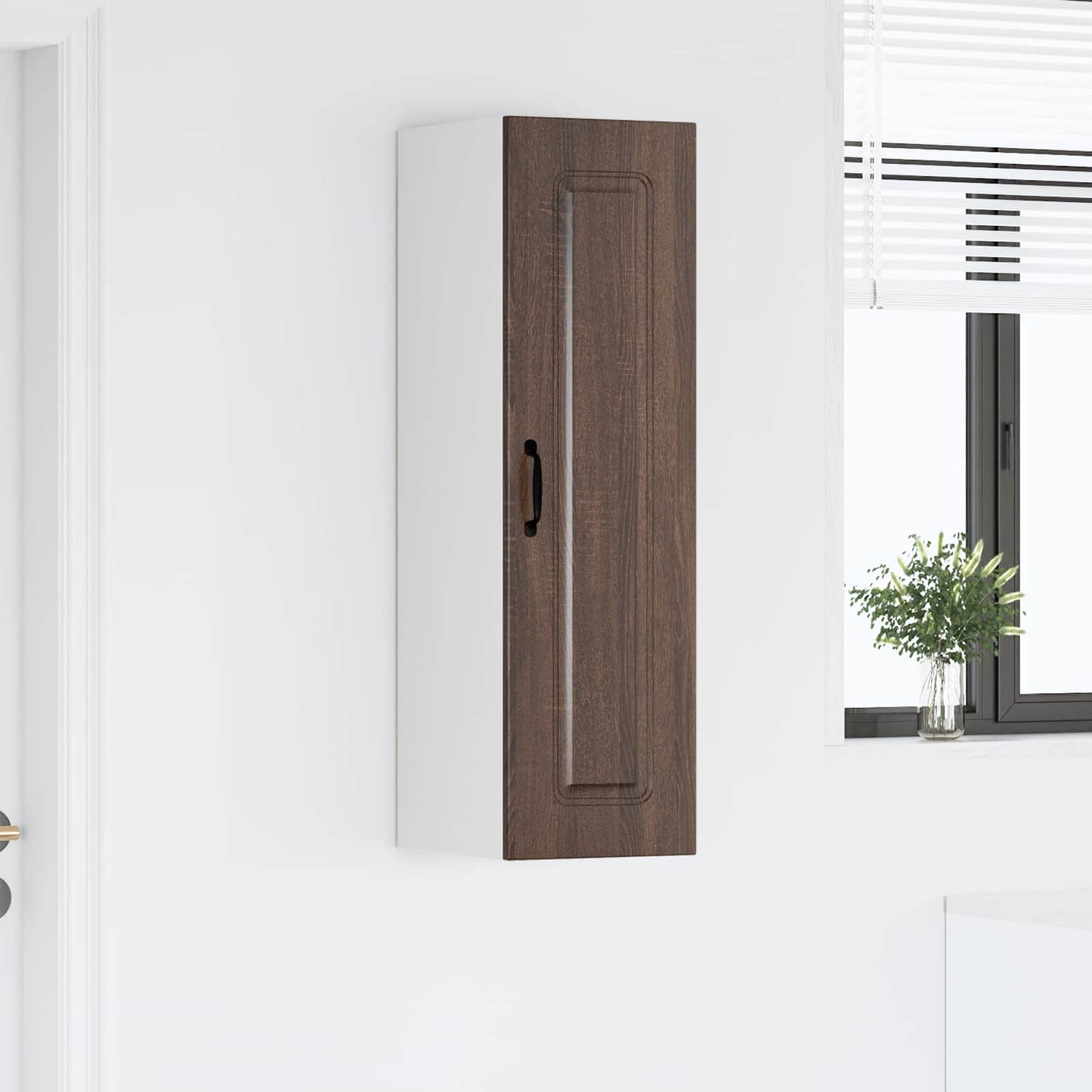 Küchenschrank Kalmar Braun Eichen-Optik 30 x 31 x 100 cm