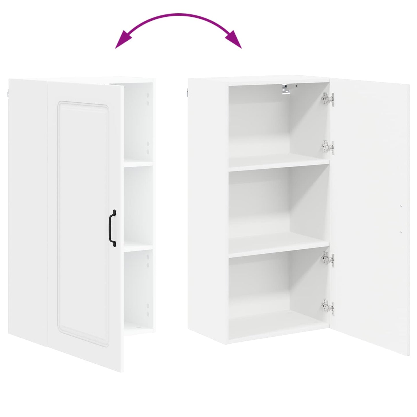 Küchenschrank Kalmar Weiß 50 x 31 x 100 cm Holzwerkstoff