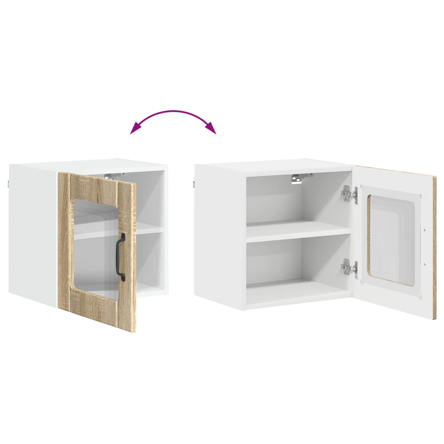 Küchenschrank 2 pcs Sonoma-Eiche 40 x 31 x 40 cm Holzwerkstoff