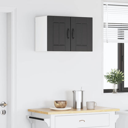 Küchenschrank 2 pcs Schwarz 30 x 31 x 40 cm Holzwerkstoff