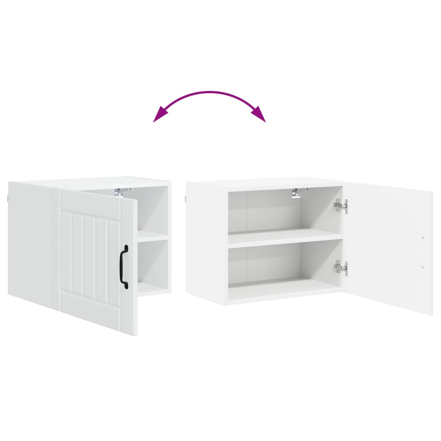 Küchenschrank Weiß 50 x 31 x 40 cm Holzwerkstoff