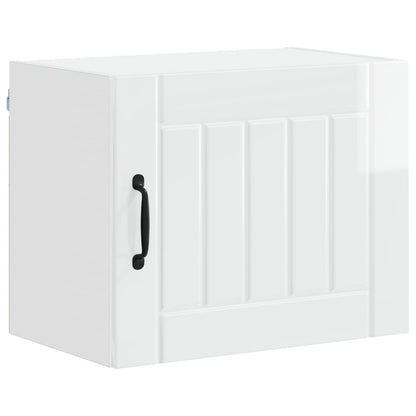 Küchenschrank 2 pcs Hochglanz Weiß 50 x 31 x 40 cm