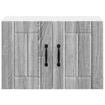Küchenwandschränke mit Tür 2 pcs Graues Sonoma 60 x 31 x 40 cm