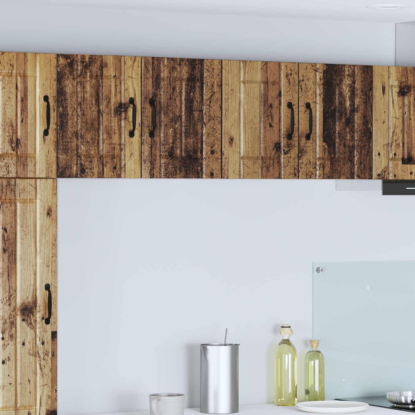 Küchenwandschränke 2 pcs Altholz 60 x 31 x 40 cm Holzwerkstoff