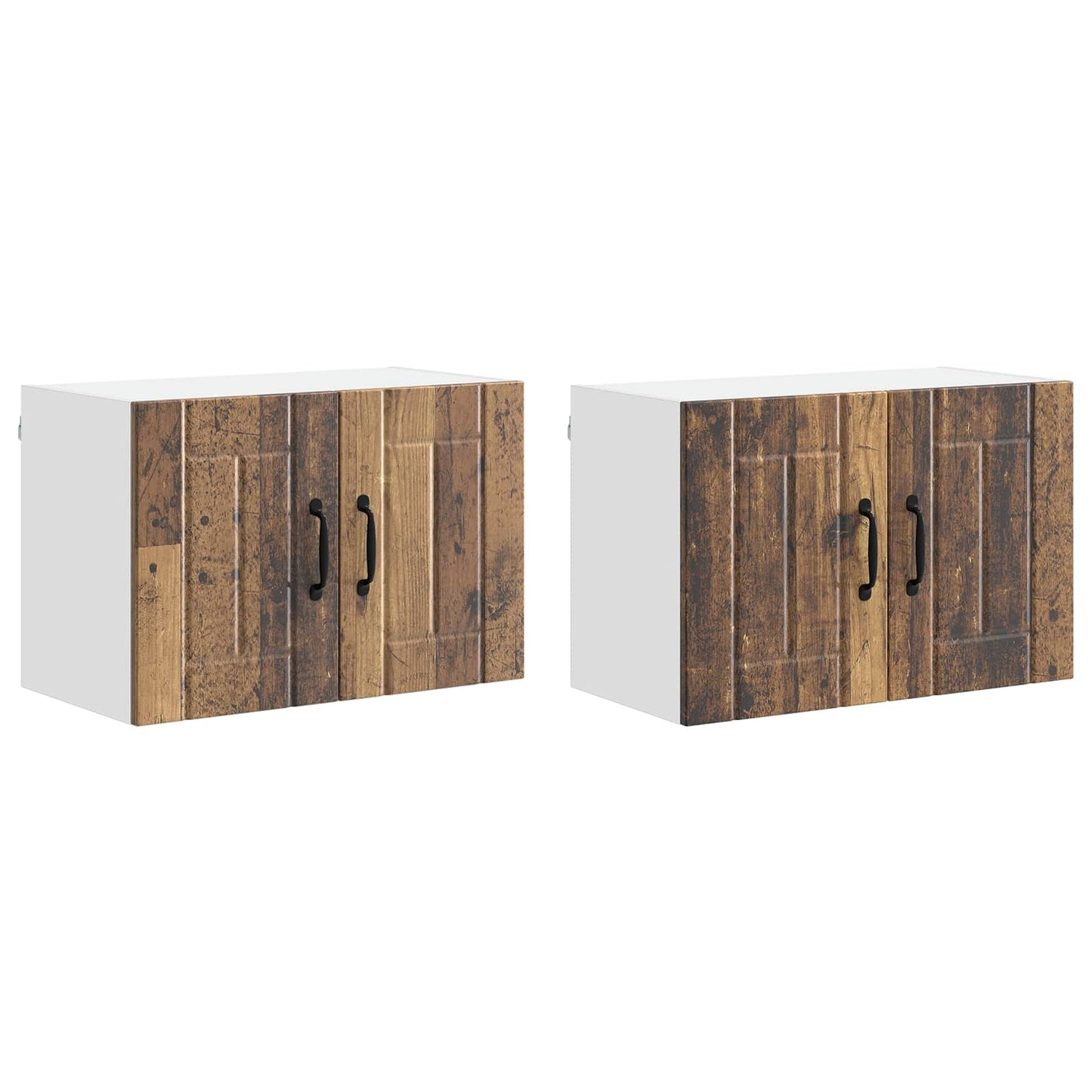 Küchenwandschränke 2 pcs Altholz 60 x 31 x 40 cm Holzwerkstoff