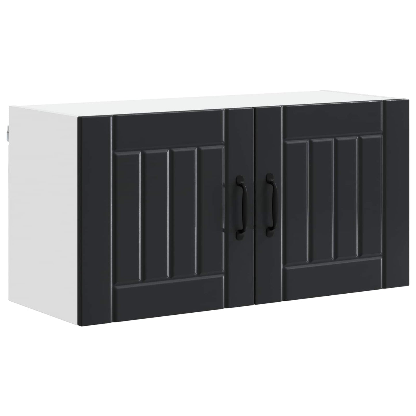 Küchenschrank Schwarz 80 x 31 x 40 cm Holzwerkstoff