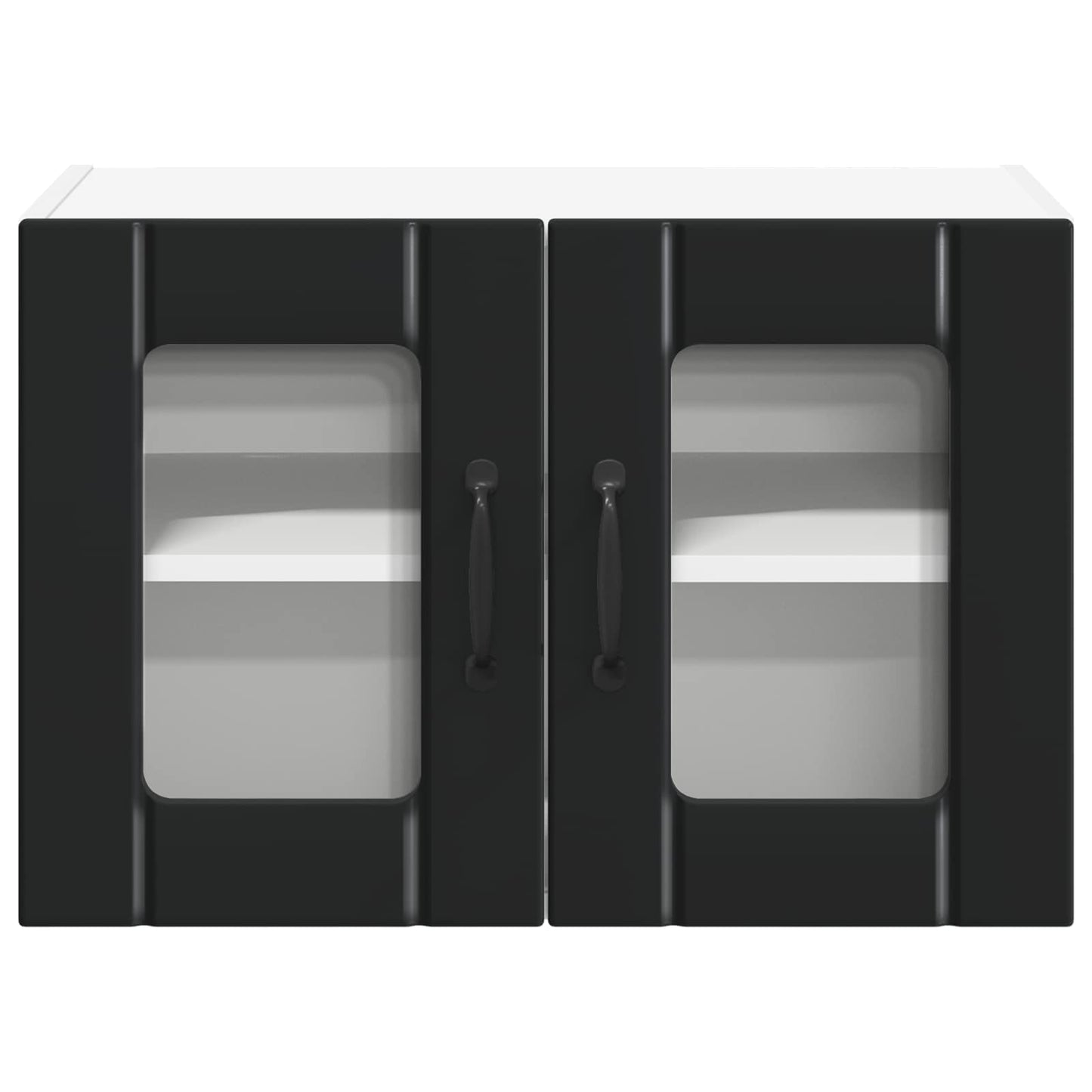 Küchenschrank 2 pcs Schwarz 60 x 31 x 40 cm Holzwerkstoff