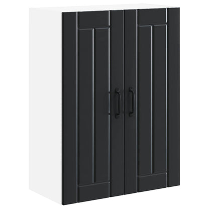 Küchenschrank Schwarz 60 x 31 x 80 cm Holzwerkstoff