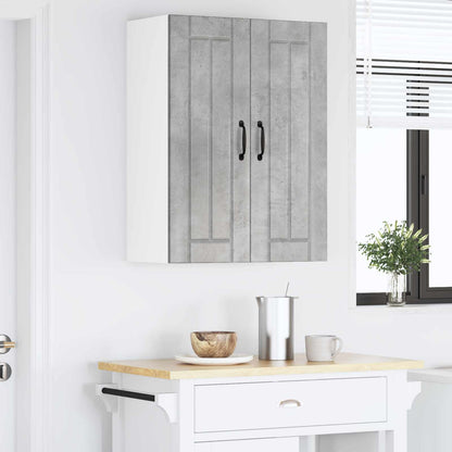Küchenschrank Beton Grau 60 x 31 x 80 cm Holzwerkstoff