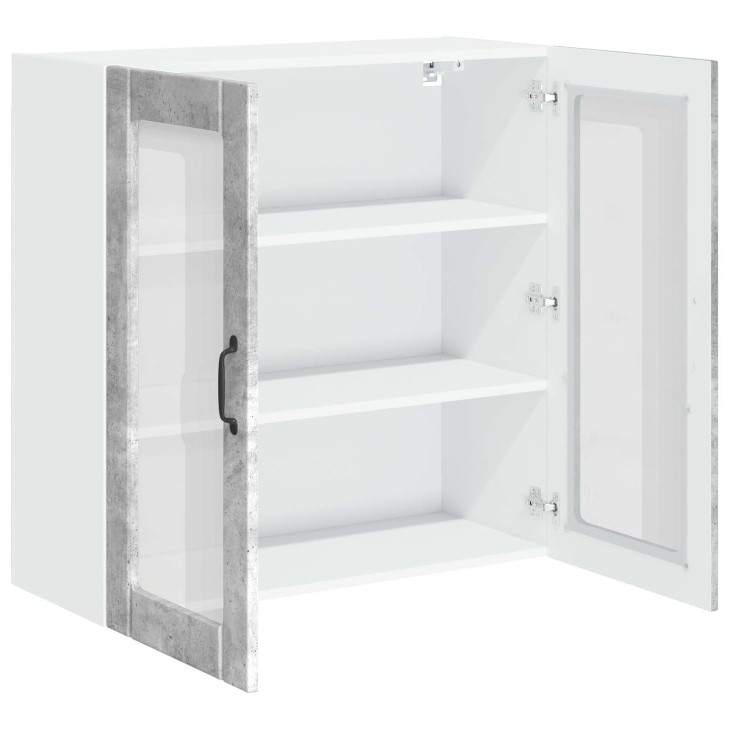 Küchenschrank Beton Grau 80 x 31 x 80 cm Holzwerkstoff