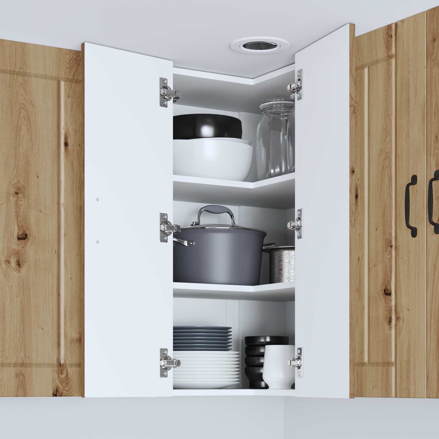 Küchenschrank Artisan-Eiche 57 x 57 x 80 cm Holzwerkstoff