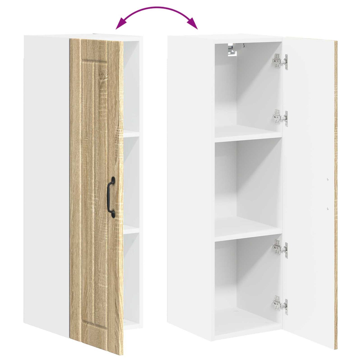 Küchenschrank Sonoma-Eiche 30 x 31 x 100 cm Holzwerkstoff