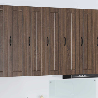 Küchenschrank Braun Eichen-Optik 30 x 31 x 100 cm Holzwerkstoff