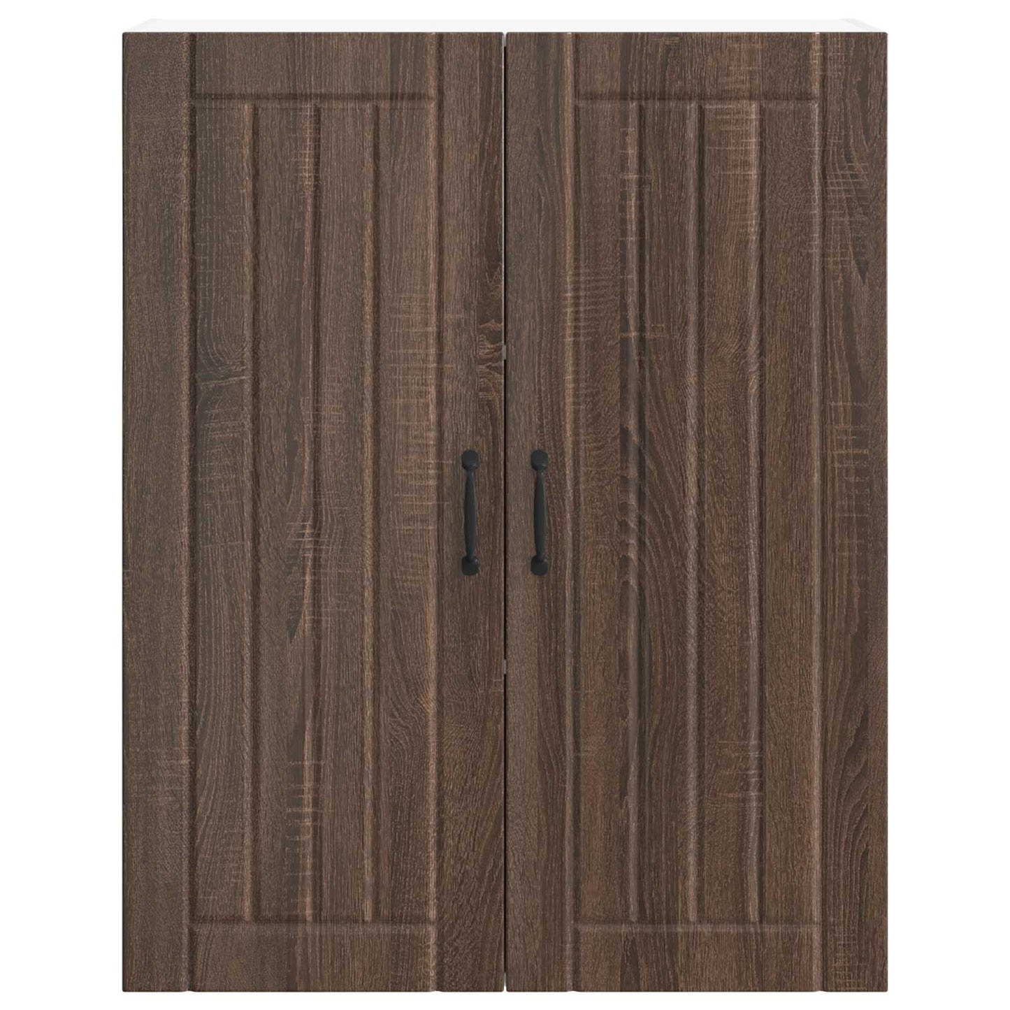 Küchenwandschrank mit Tür Braun Eichen-Optik 80 x 31 x 100 cm