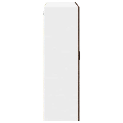 Küchenwandschrank mit Tür Braun Eichen-Optik 80 x 31 x 100 cm