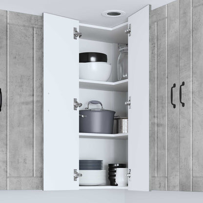 Küchenschrank Beton Grau 57 x 57 x 100 cm Holzwerkstoff