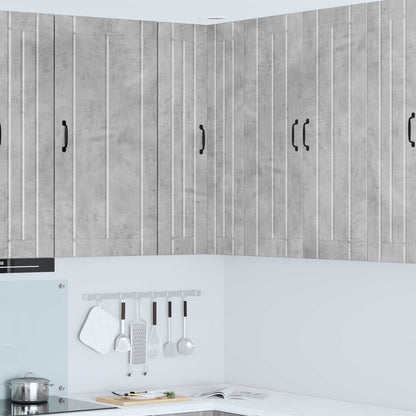Küchenschrank Beton Grau 57 x 57 x 100 cm Holzwerkstoff