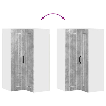 Küchenschrank Beton Grau 57 x 57 x 100 cm Holzwerkstoff