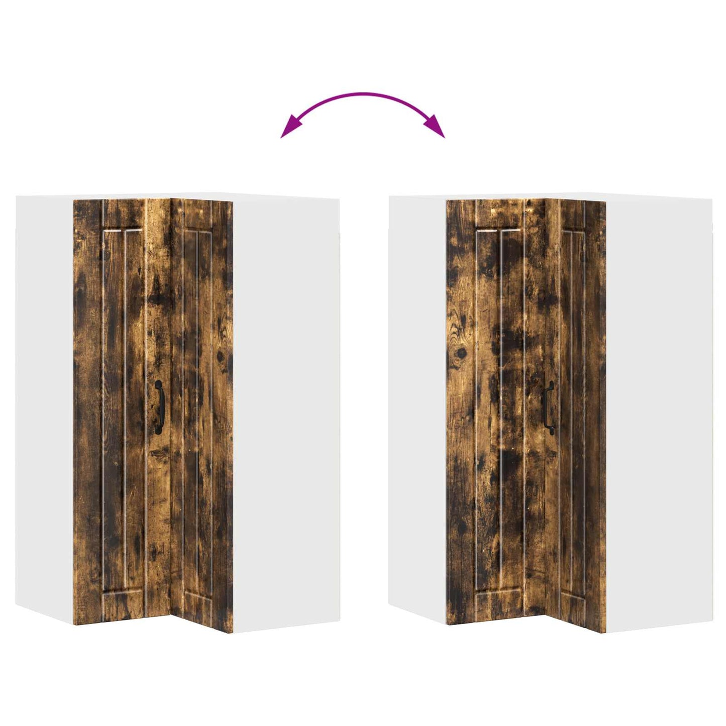 Küchenschrank Geräucherte Eiche 57 x 57 x 100 cm Holzwerkstoff