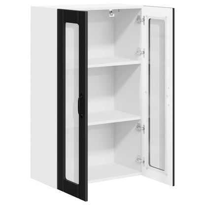 Küchenwandschrank Schwarz 60 x 31 x 100 cm Holzwerkstoff