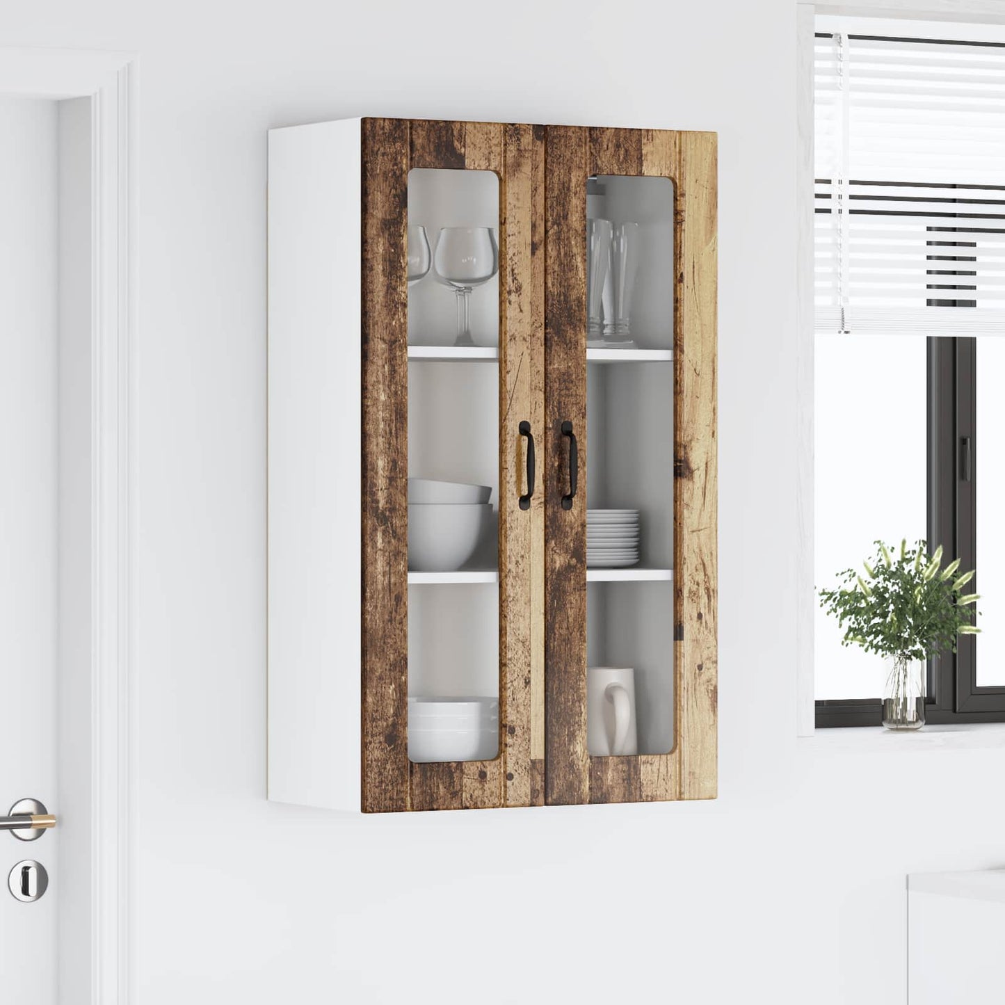 Küchenwandschrank Altholz 60 x 31 x 100 cm Holzwerkstoff
