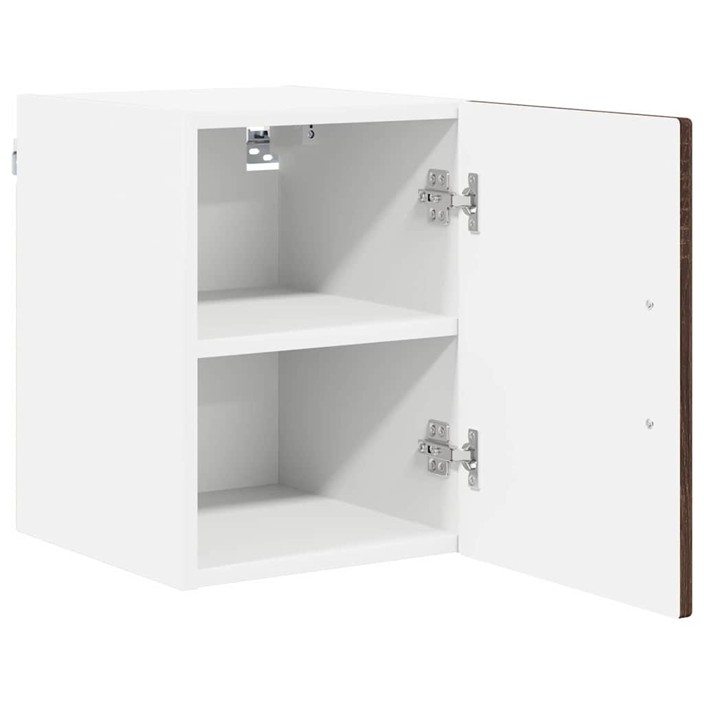 Küchenschrank mit Tür 2 pcs Braun Eichen-Optik 30 x 31 x 40 cm
