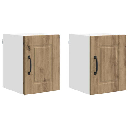 Küchenschrank 2 pcs Artisan-Eiche 30 x 31 x 40 cm Holzwerkstoff