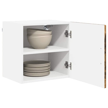 Küchenschrank mit Regal 2 pcs Geräucherte Eiche 40 x 31 x 40 cm