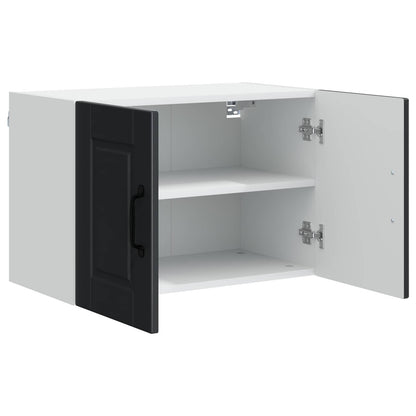 Küchenschrank 2 pcs Schwarz 60 x 31 x 40 cm Holzwerkstoff