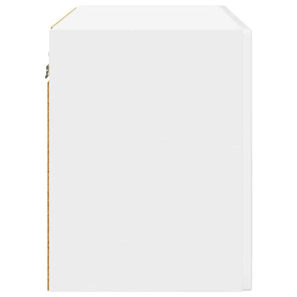 Küchenschrank mit Regal 2 pcs Hochglanz Weiß 60 x 31 x 40 cm