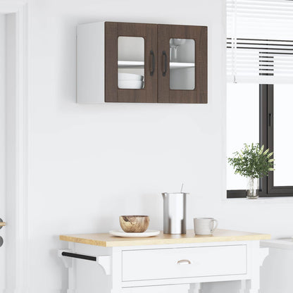 Küchenschrank Braun Eichen-Optik 60 x 31 x 40 cm Holzwerkstoff