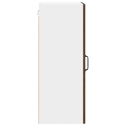 Küchenschrank mit Tür 2 pcs Braun Eichen-Optik 40 x 31 x 80 cm