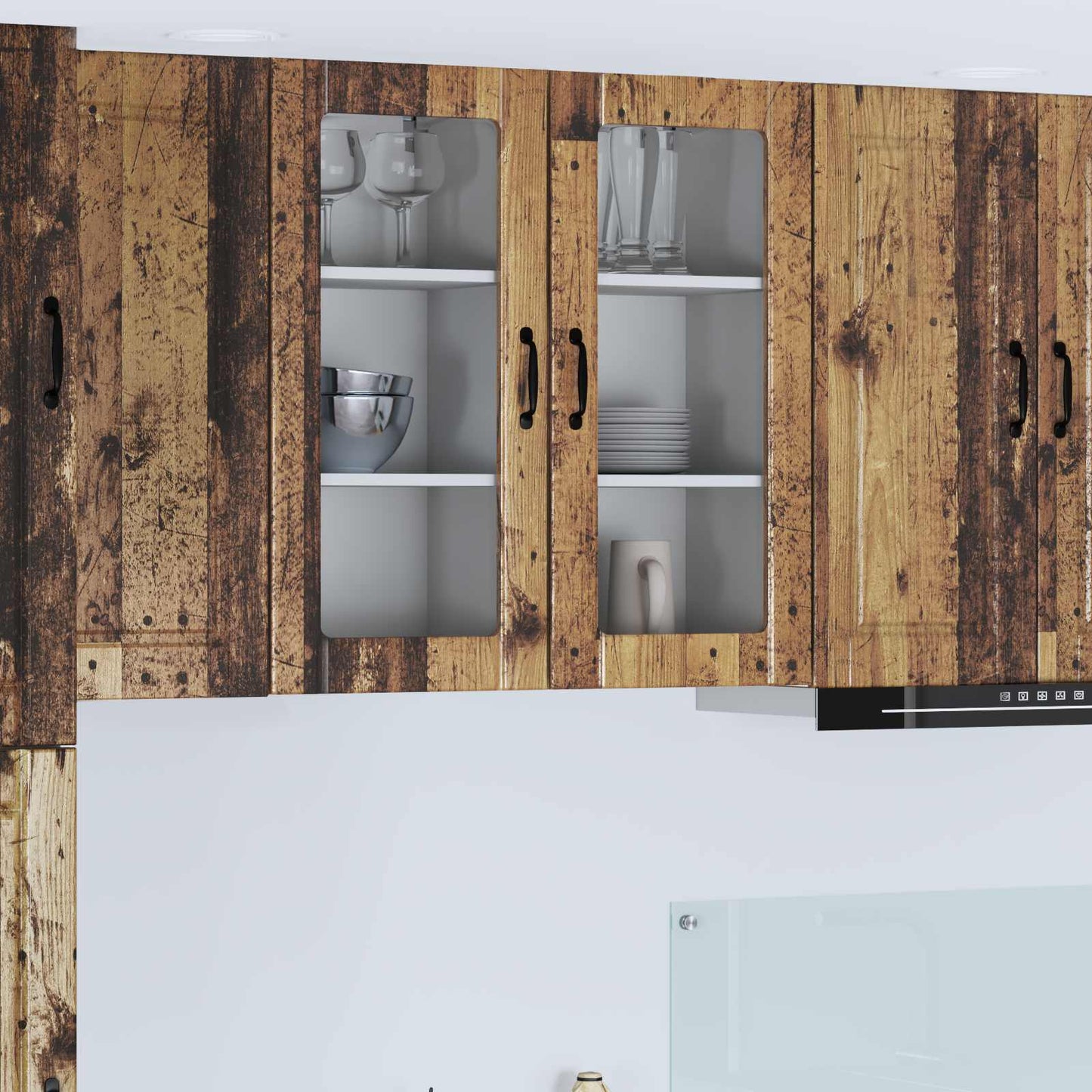 Küchenschrank 2 pcs Altholz 40 x 31 x 80 cm Holzwerkstoff