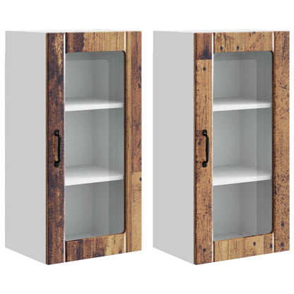 Küchenschrank 2 pcs Altholz 40 x 31 x 80 cm Holzwerkstoff