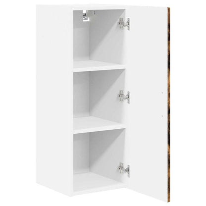 Küchenschrank mit Regal 2 pcs Geräucherte Eiche 30 x 31 x 80 cm