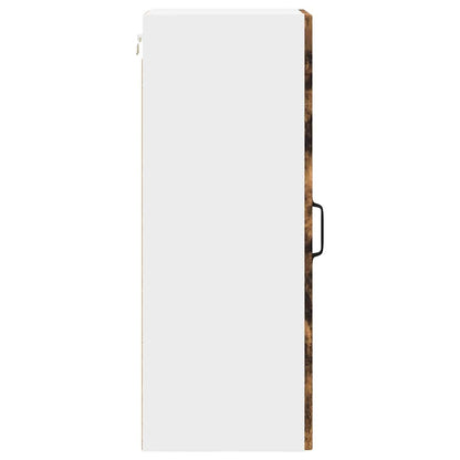 Küchenschrank mit Regal 2 pcs Geräucherte Eiche 30 x 31 x 80 cm