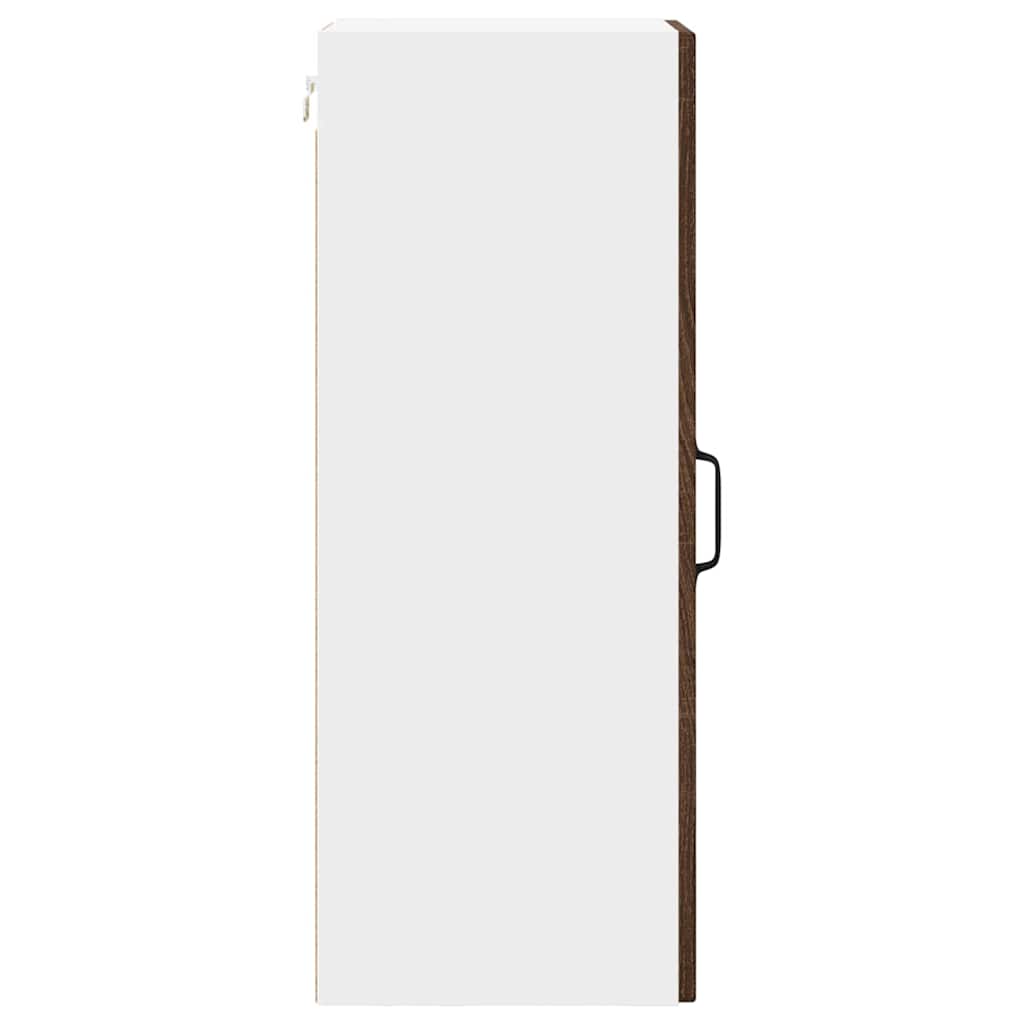 Küchenschrank mit Tür 2 pcs Braun Eichen-Optik 30 x 31 x 80 cm