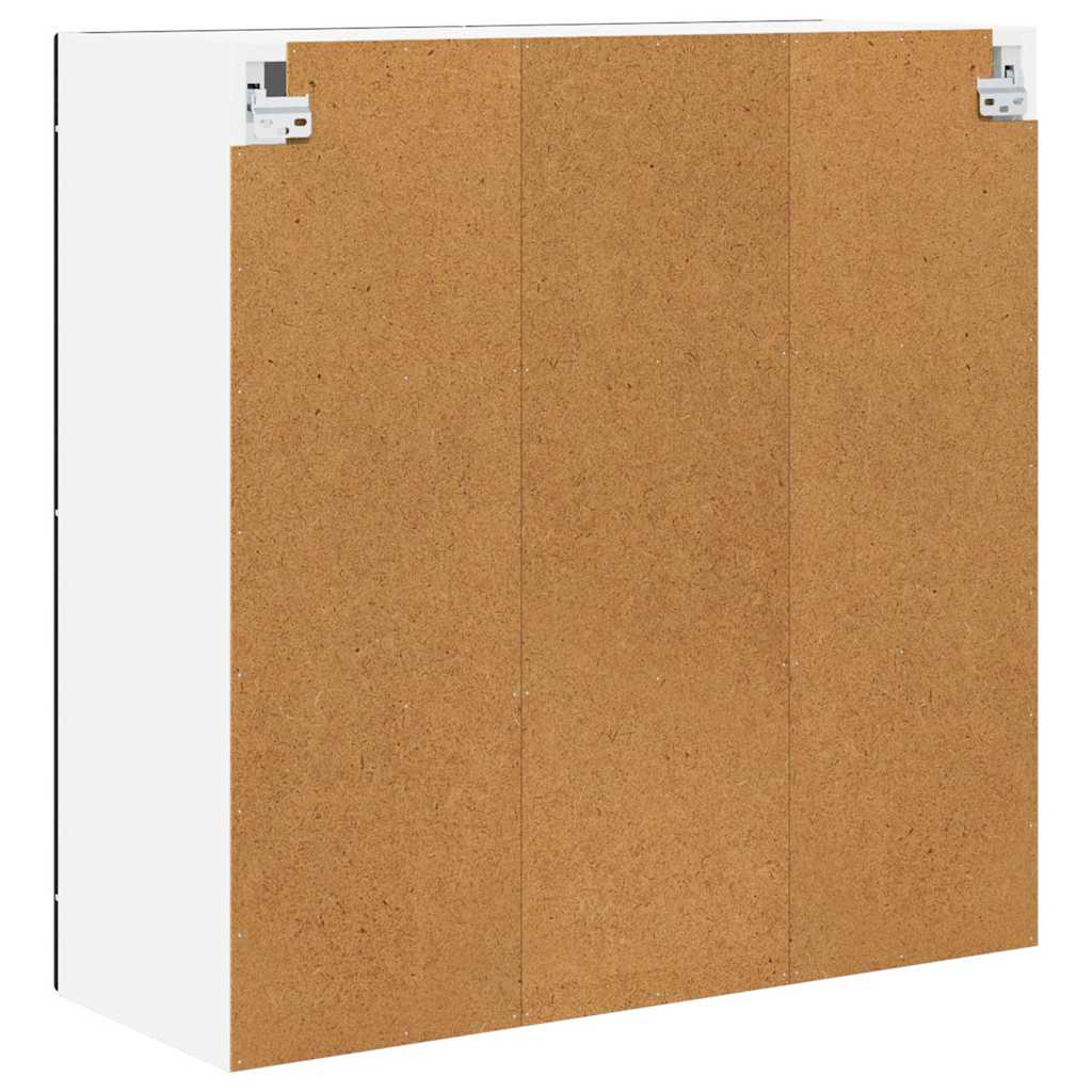 Küchenschrank mit Regal Schwarz 80 x 31 x 80 cm Holzwerkstoff